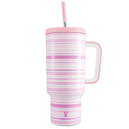 40Oz Vacuum Flask, Vacuum Insulated Tumbler, Stainless Steel Water Bottle with Handle, Large Capacity Drinking Cup for Home Office Outdoor Camping