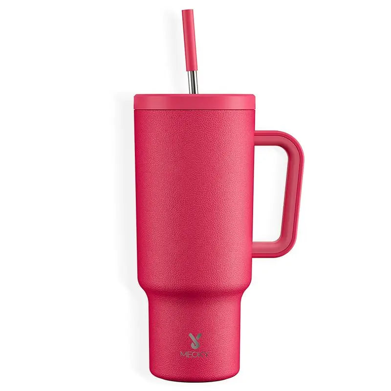 40Oz Vacuum Flask, Vacuum Insulated Tumbler, Stainless Steel Water Bottle with Handle, Large Capacity Drinking Cup for Home Office Outdoor Camping