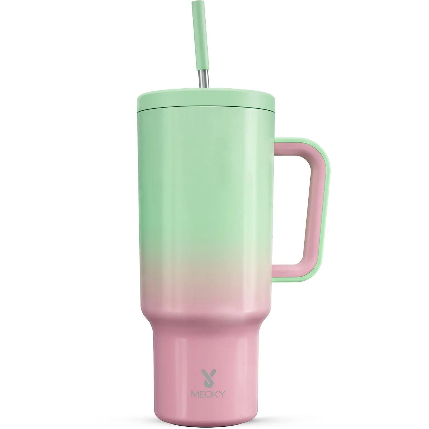 40Oz Vacuum Flask, Vacuum Insulated Tumbler, Stainless Steel Water Bottle with Handle, Large Capacity Drinking Cup for Home Office Outdoor Camping