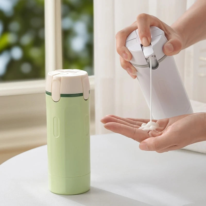 4 in 1 Travel Dispenser Portable Travel Bottles Leak Proof Leakproof Travel Container for Perfume Shampoo Conditioner Lotion