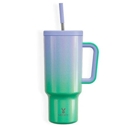 40Oz Vacuum Flask, Vacuum Insulated Tumbler, Stainless Steel Water Bottle with Handle, Large Capacity Drinking Cup for Home Office Outdoor Camping