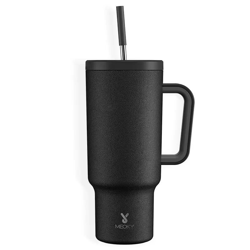 40Oz Vacuum Flask, Vacuum Insulated Tumbler, Stainless Steel Water Bottle with Handle, Large Capacity Drinking Cup for Home Office Outdoor Camping